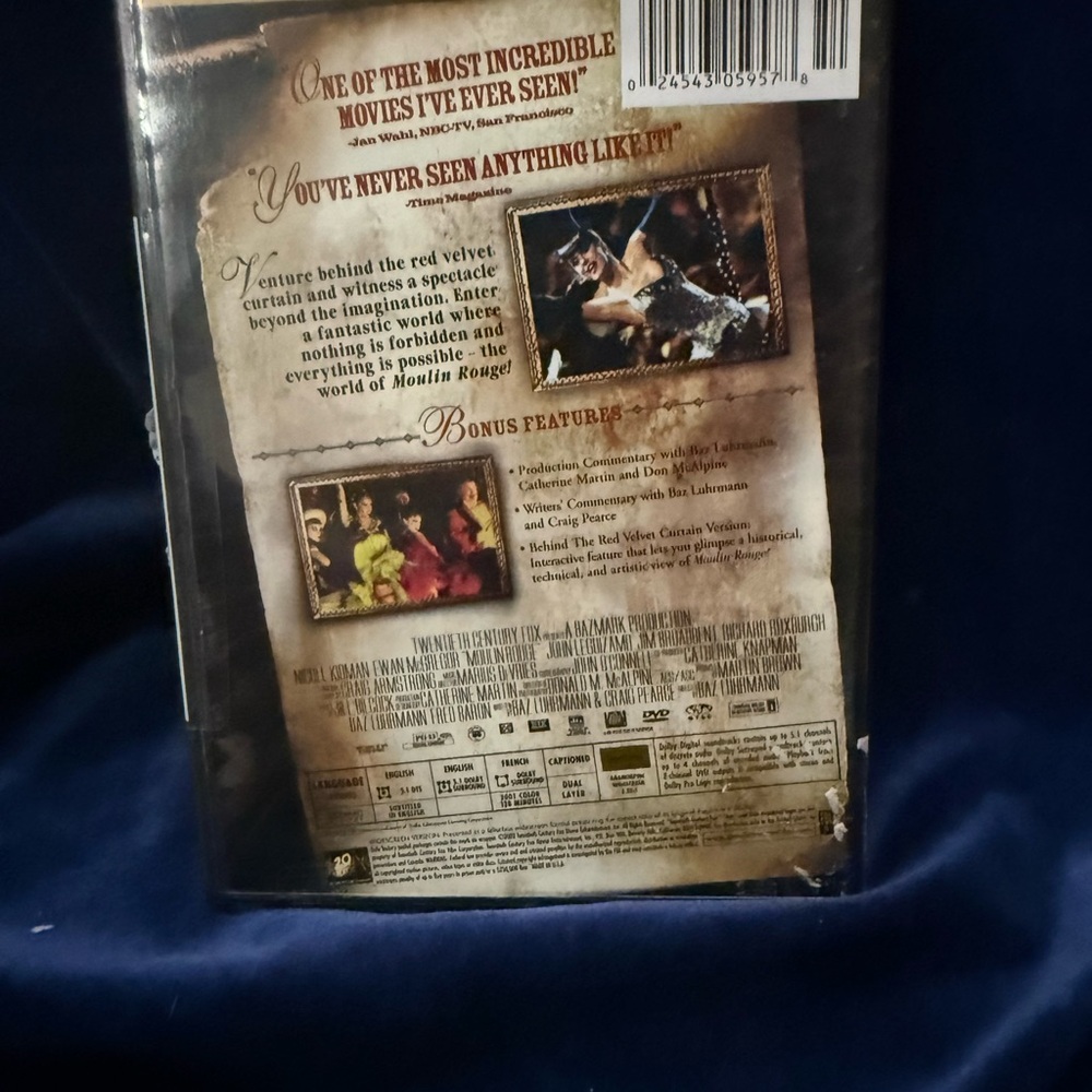 Moulin Rouge! DVD - Picture 2 of 4